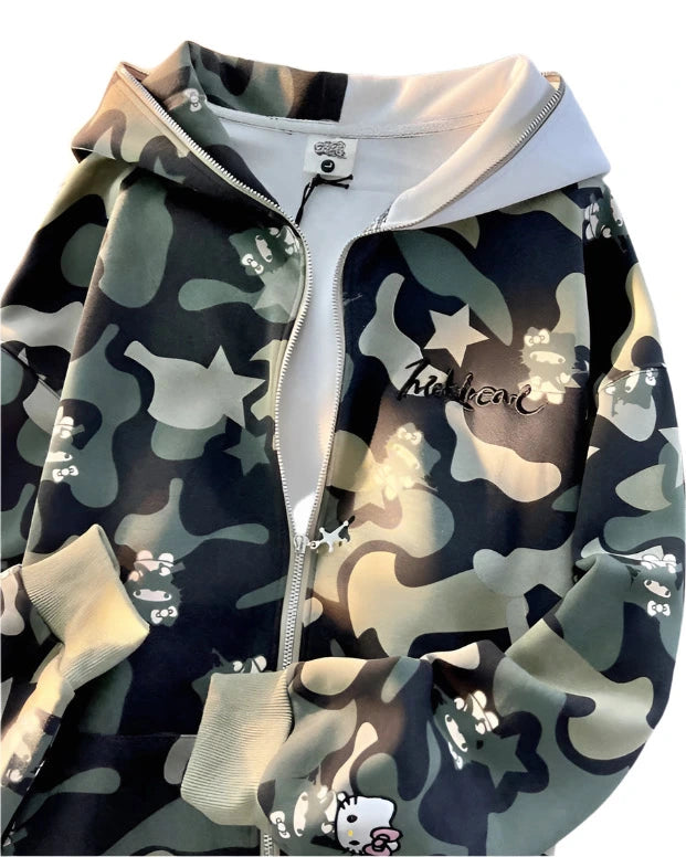 GREEN SWEATER + FREE PINK SWEATER + FREE CHAIN + FREE SKI MASK