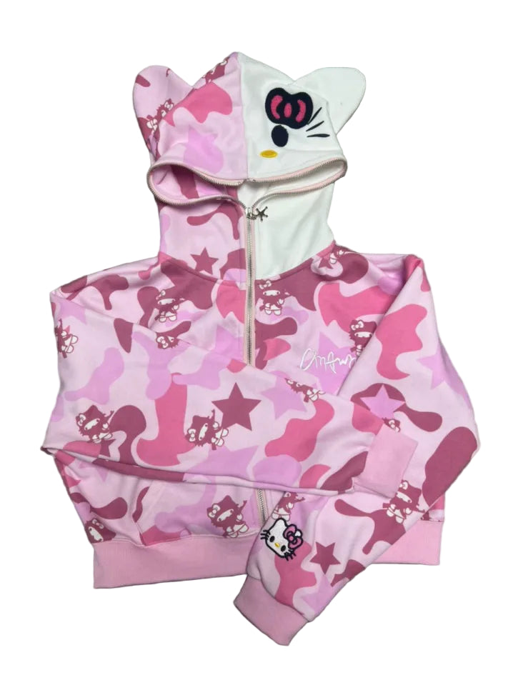 PINK SWEATER + FREE CROPPED SWEATER + FREE CHAIN