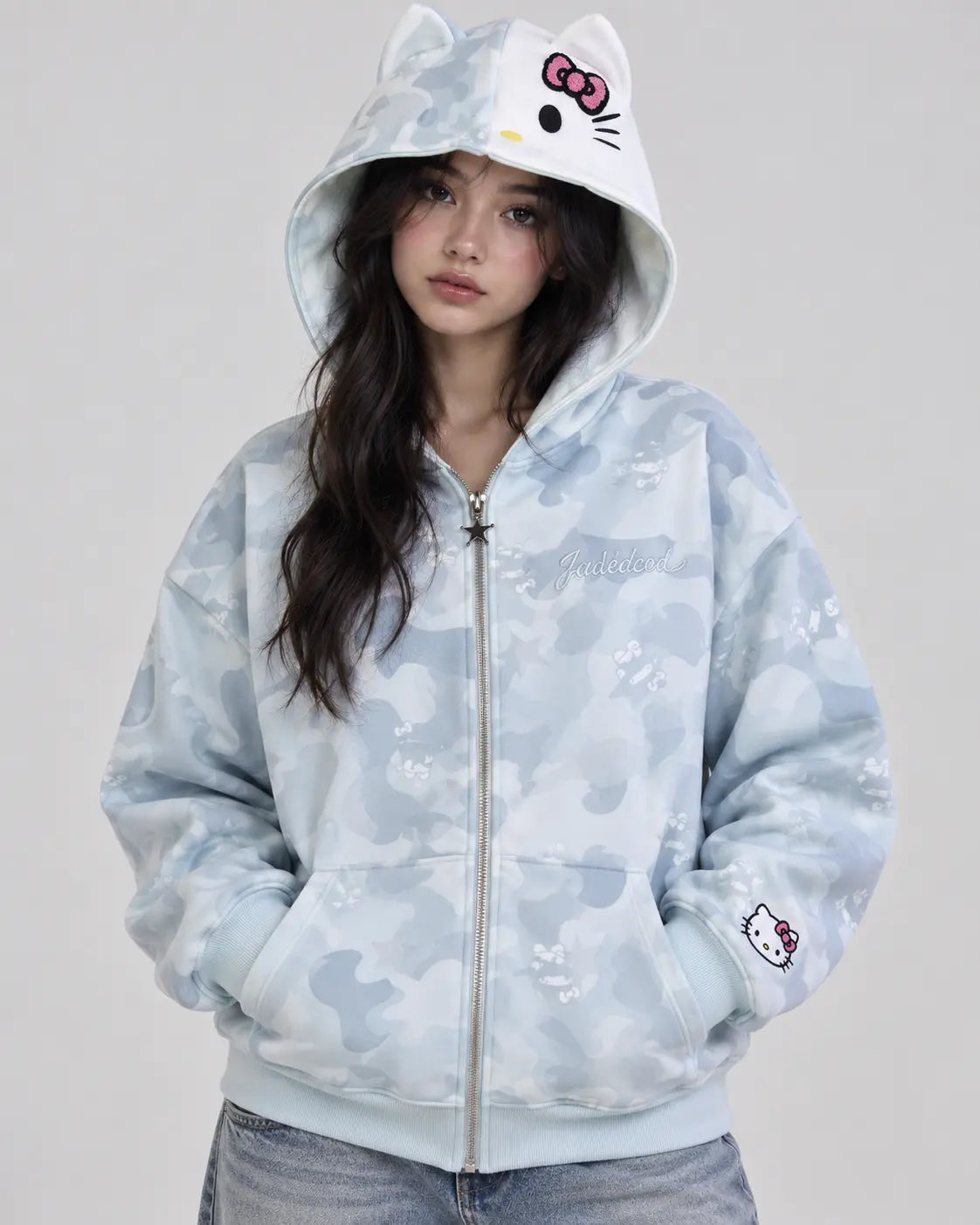 Y2k Cinnawrld Sweater (BLUE)