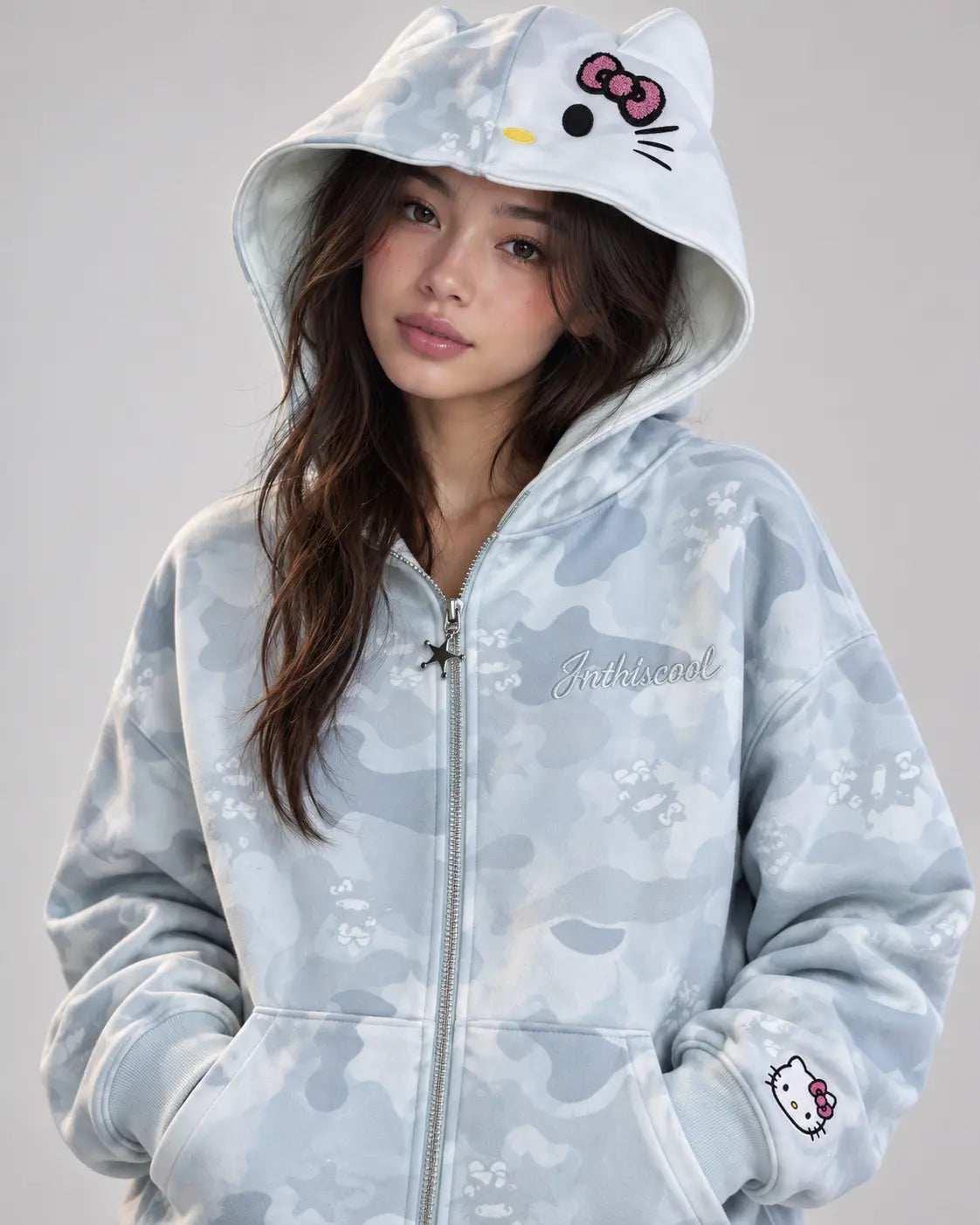 Y2k Cinnawrld Sweater (BLUE)
