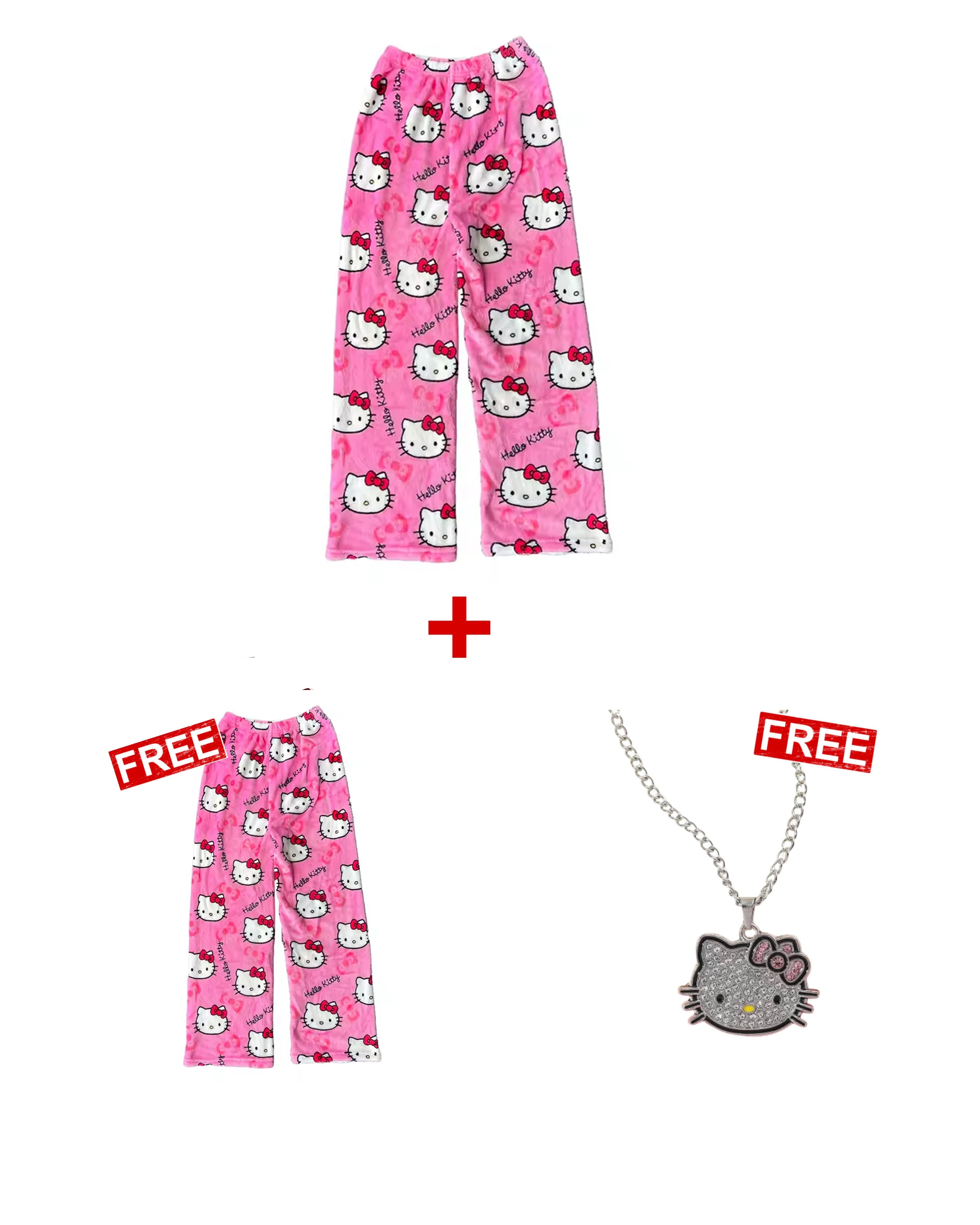 PINK PAJAMA + FREE PINK PAJAMA + FREE CHAIN