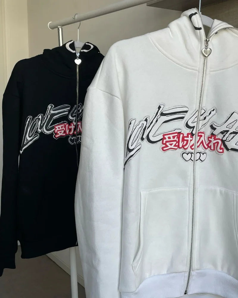 Cinnawrld ジップアップパーカー