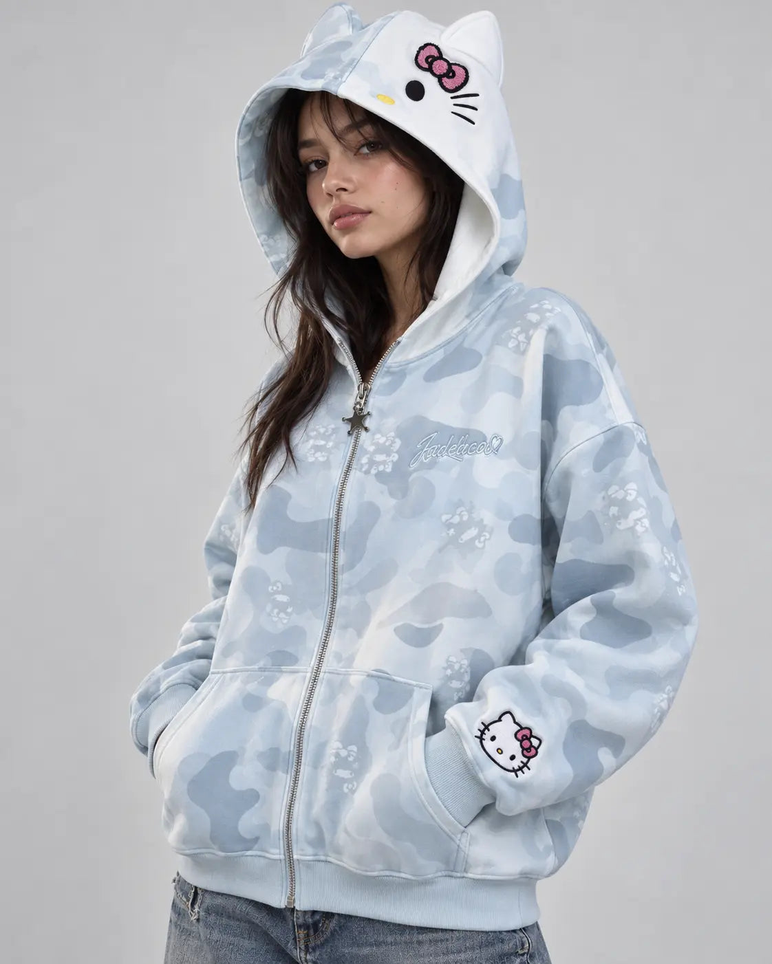 Y2k Cinnawrld Sweater (BLUE)
