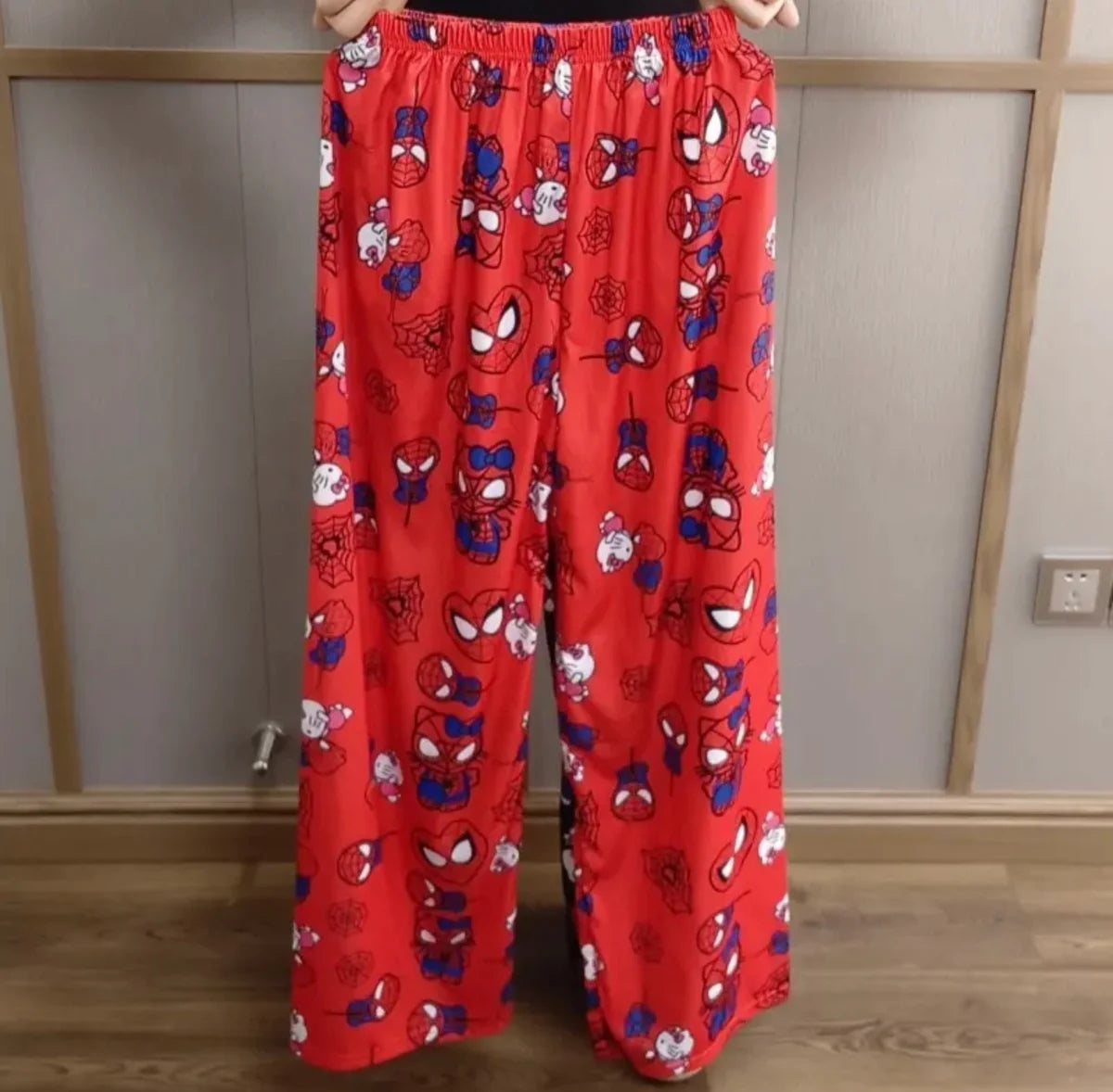 Hello Kitty x Spiderman Pajamas