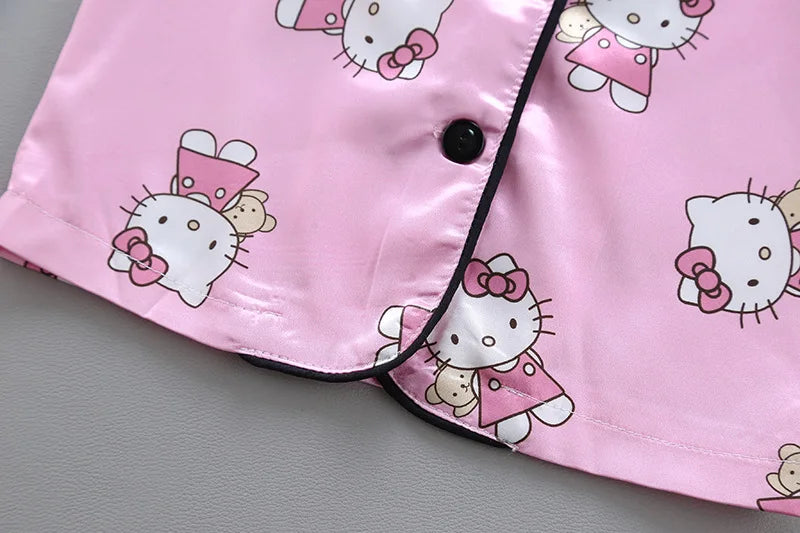 Hello Kitty Kids Silk Pajama Set