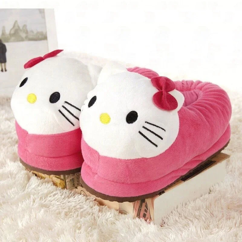 Hello Kitty Kawaii Plushie Slippers